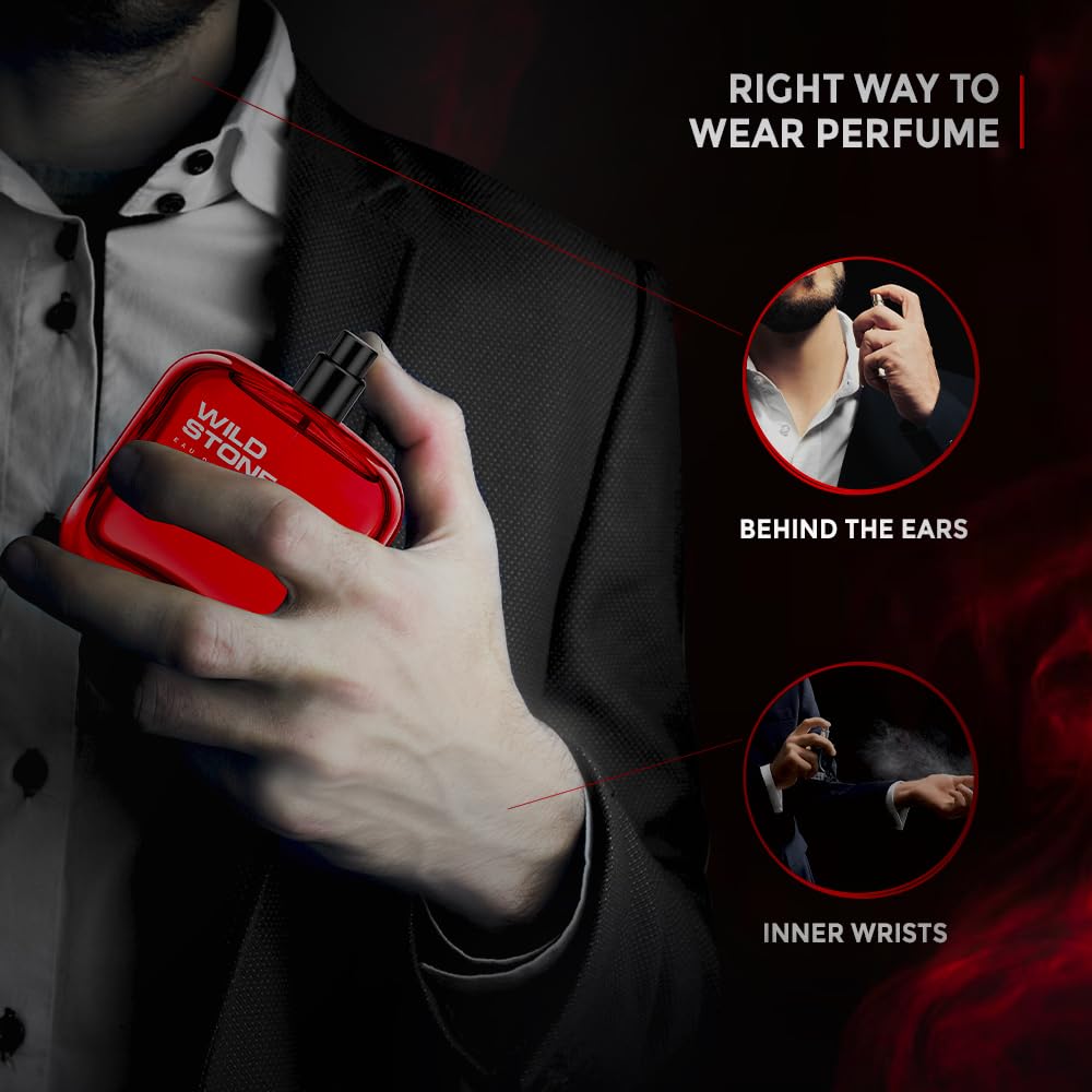 Wild Stone Ultra Sensual Eau De Perfume 50ml 1.6 Fl.oz. | Perfect Gift For Boyfriend | Long Lasting Fragrance