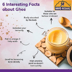 100% Natural Cow'S Ghee By Shri Nand Keshri | Good Source Of Healthy & Pure Ghee Perect For Pulao, Dhosa | (1 Litre) 33.8 Ounce | Box Pack