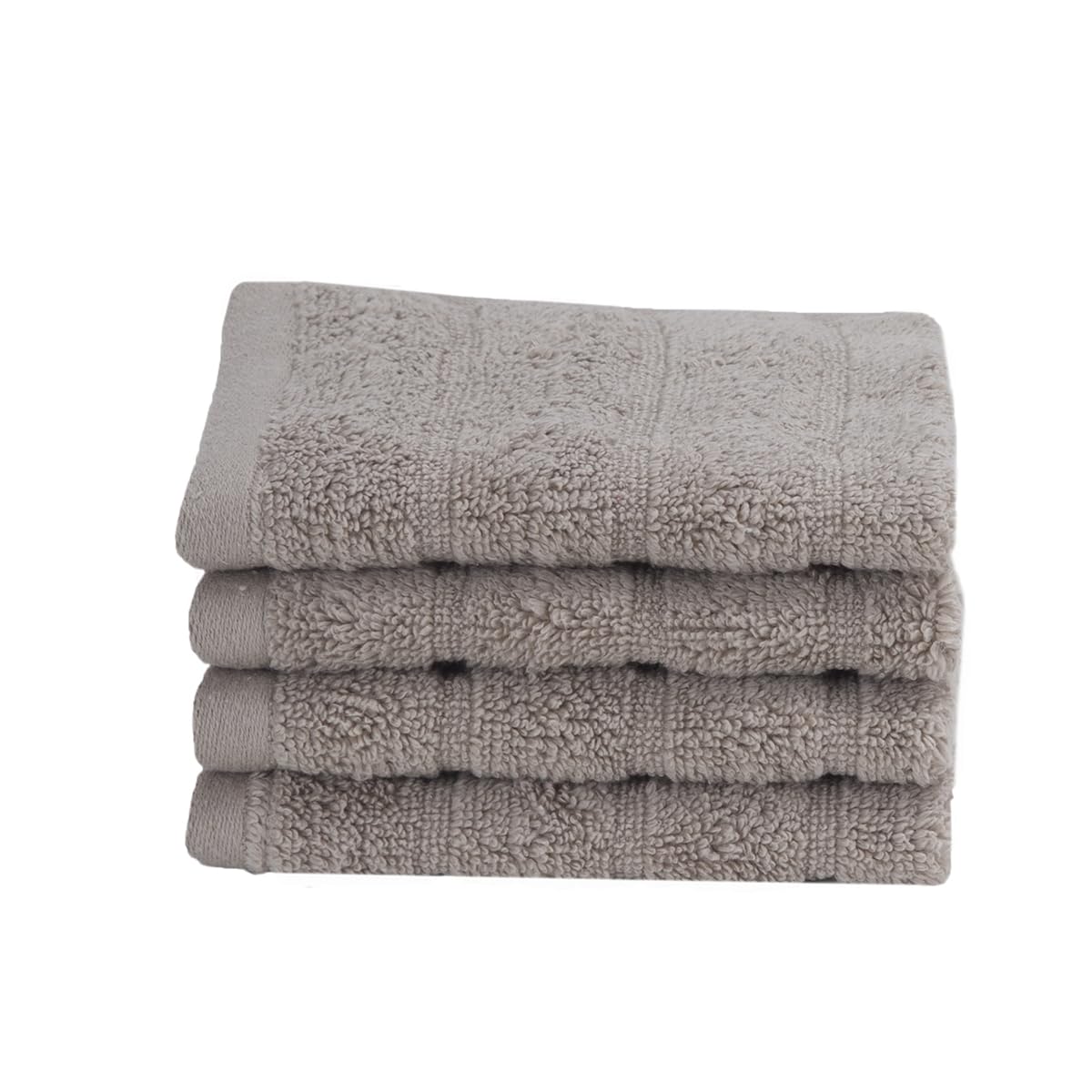 Maspar 100% Cotton Casper Face Towel 700 Gsm (Beige) - 4 Pcs