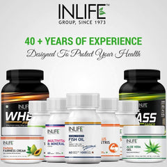 Inlife Arjuna Capsules 500mg, Herbal Extract, Better Absorption & Reduced Additives Than Tablets, Ayurvedic Supplement | 60 Vegetarian Capsules 100gm 0.2lbs