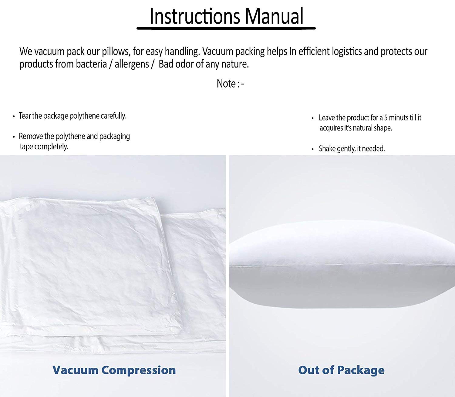 Microfiber Cushion Pillow, Durable Sofa Pillow For Home Décor, White - 24 X 24 Inch | Sofa Cushions, Furniture Pillow, Lightweight, Easy To Maintain, Soft Cushion Filler - Set Of 2