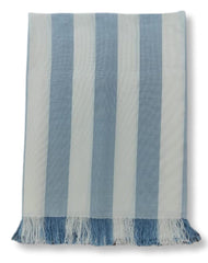 Gokak 100% Bamboo Bath Towels 300 Gsm | Ultra Soft, High Absorbent & Quick Dry Towels (Sky Blue & White)
