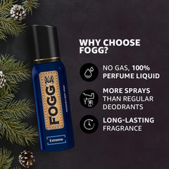 Fogg Fantastic Extreme No Gas Deodorant For Men | Long Lasting Perfume Body Spray 150 Ml 5 Fl.oz.