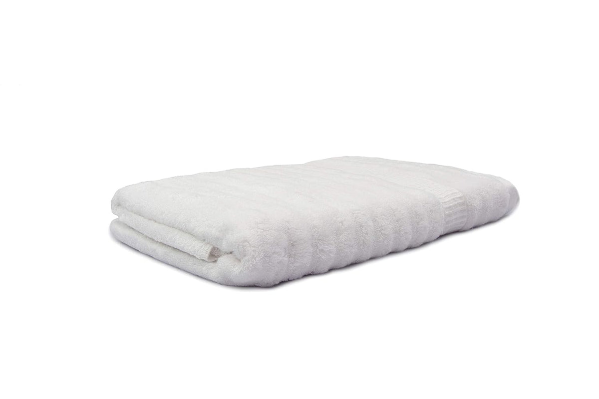 Mush Bamboo Bath Towels Large Size 600 Gsm Bath Towel For Men & Women | Soft, Highly Absorbent, Quick Dry & Anti Microbial (White)