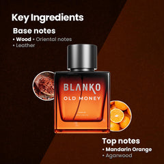 Blanko Billionaire + Old Money Time Lock Technology Parfum 100ml 3.4 Fl.oz. Each Pack Of 2 | Luxury Perfume For Clubs, Concerts & Night | Longest Lasting Men's Perfume