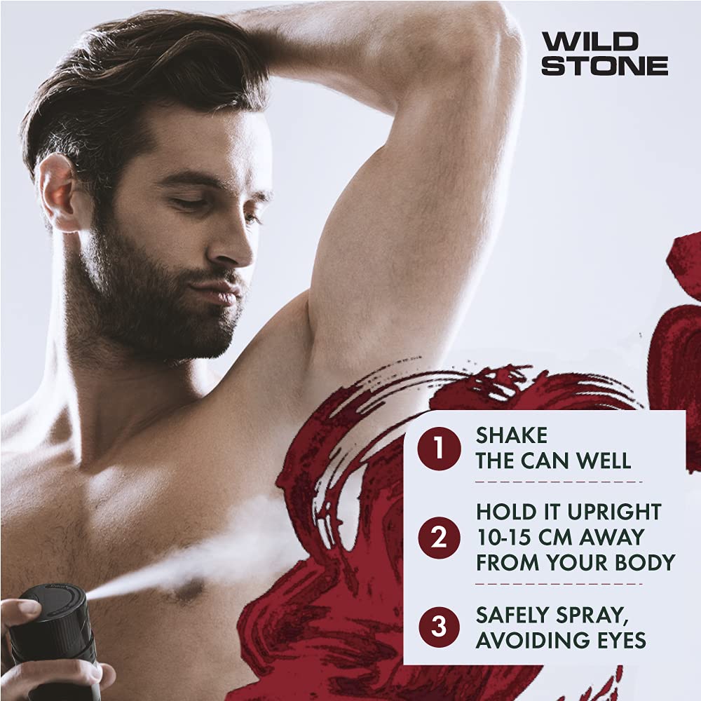 Wild Stone Ultra Sensual Deodorants Body Spray 450ml 15.2 Fl.oz. | Perfect Gift Set For Husband | Pack Of 3