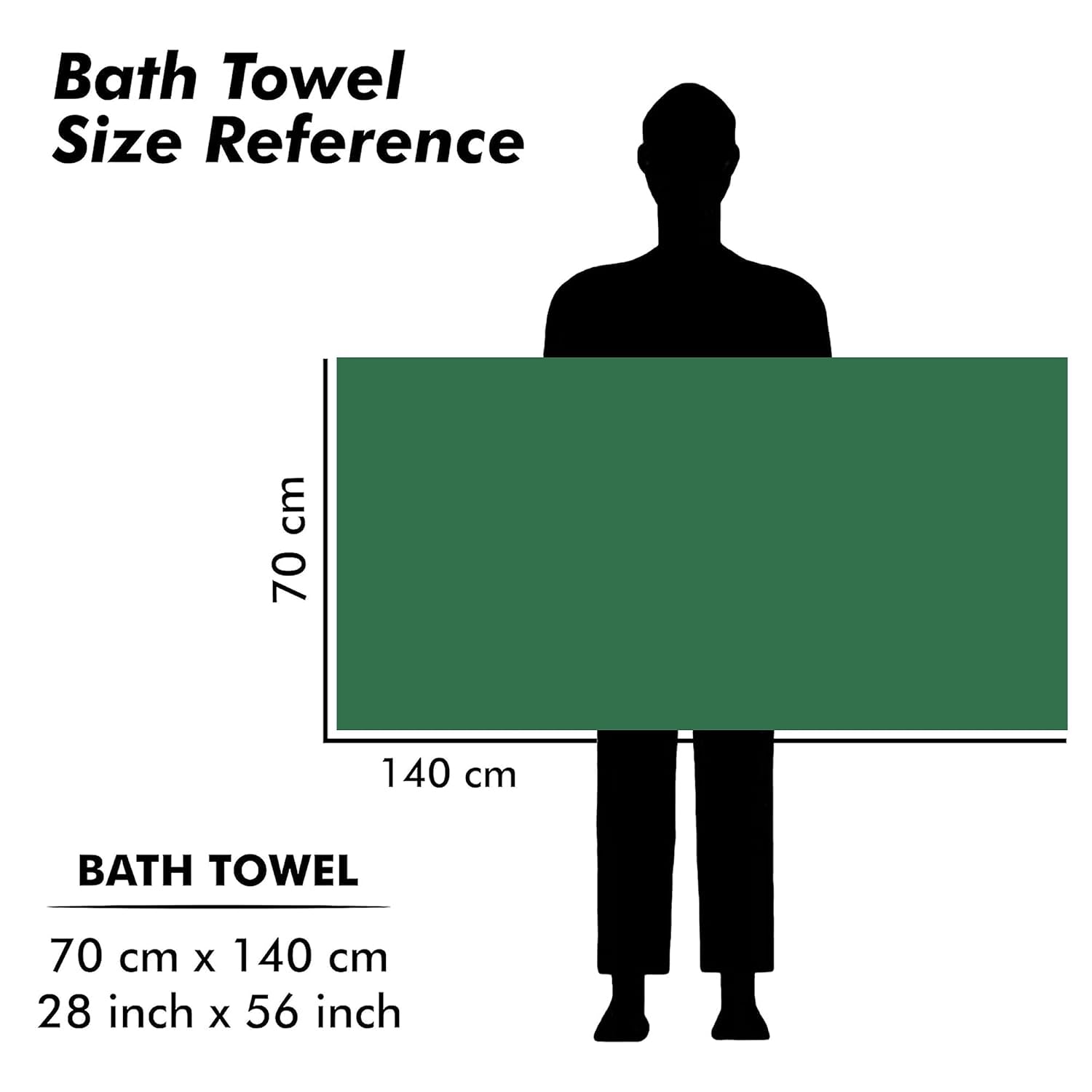 Urbanleaf Microfiber Large Bath Towel Quick Dry Super Absorbent Bath Towel | Towel For Bath, Travel, Gym, Beach, Pool & Yoga (Parrot Green)