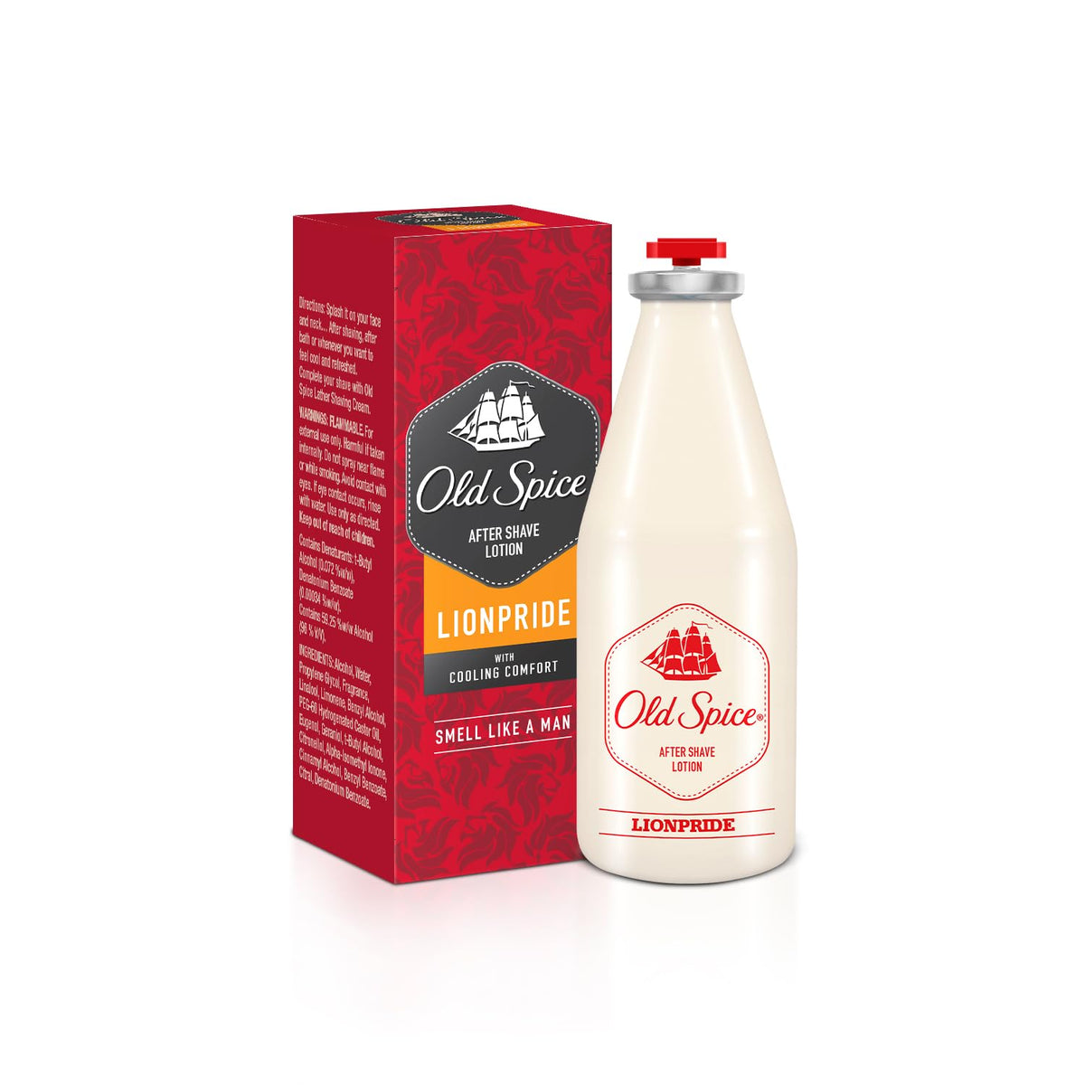 Old Spice After Shave Lotion | Lionpride | Cool , Aromatic & Fresh | 150ml 5 Fl.oz. For Men