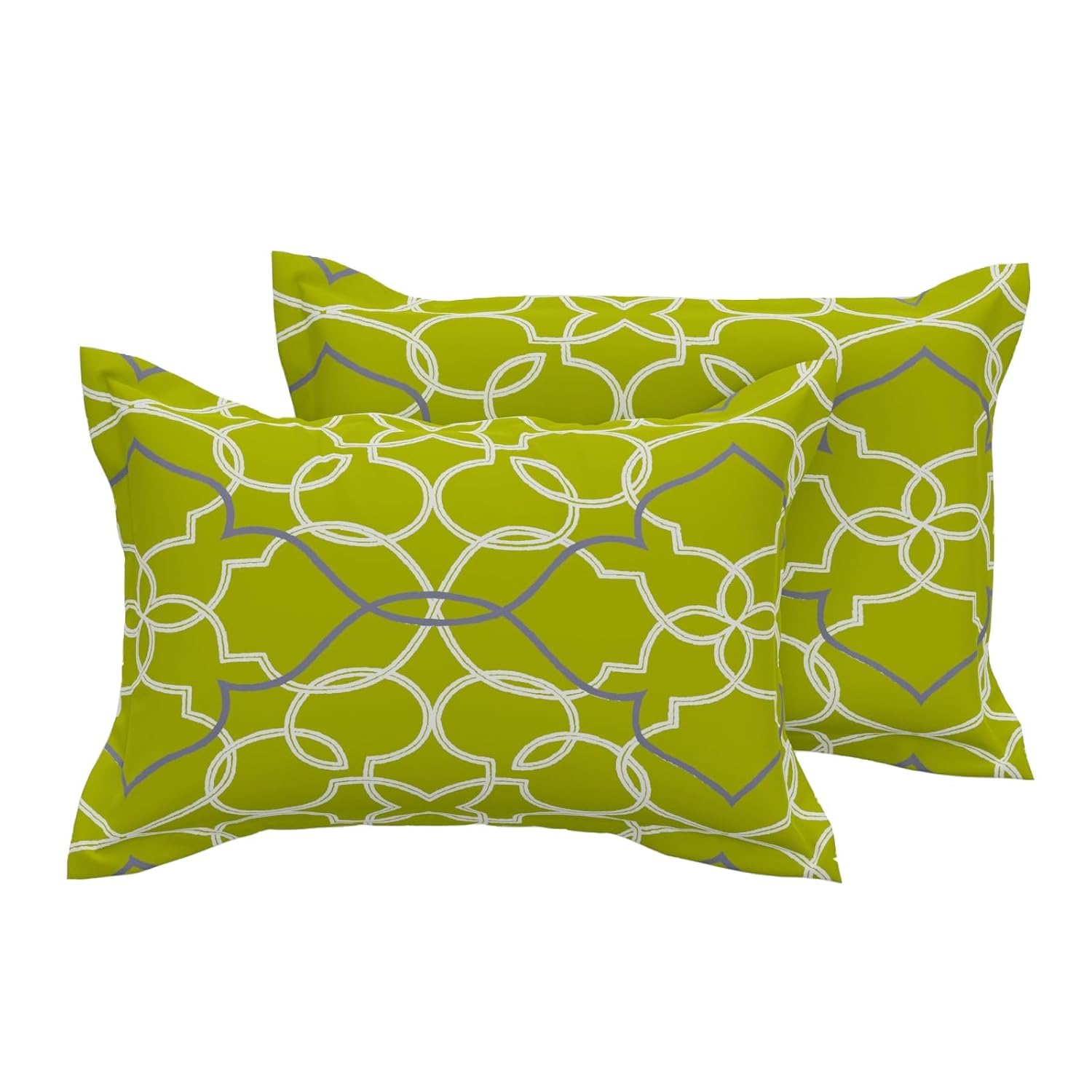 King Size For Bedsheet With 2 Pillow Covers - 108 X 108 Inches, Green | Cotton Fabric Suitable For Bedsheet | 144 Thread Count