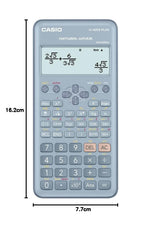 Casio Fx-82es Plus Blue 2nd Gen Non-programmable Scientific Calculator | 10 + 2 Digits & 252 Functions, Natural Textbook Display