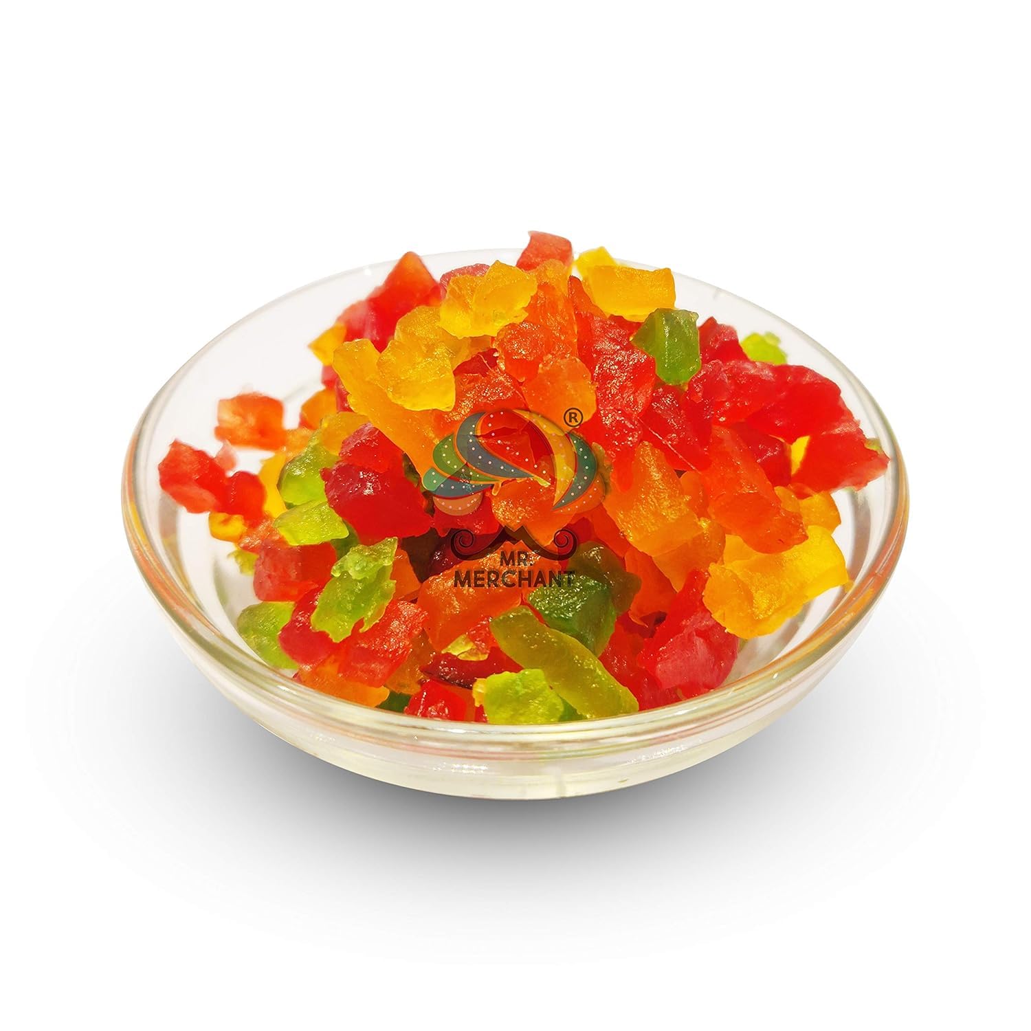 Mr. Merchant Tutti Frutti (Papaya Cherries) 400gm, Candies For Cakes & Cookies
