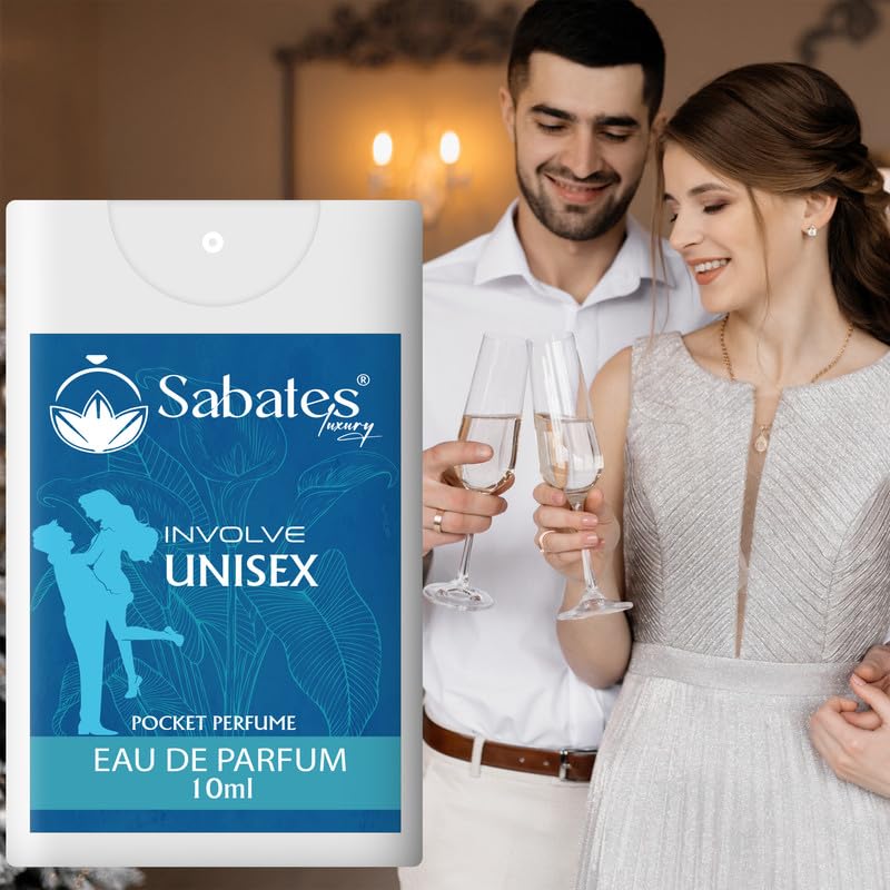 Sabates Involve Eau De Parfum Each 10ml 0.3 Fl.oz. Combo Of 2 | Fine Fragrances In Travel Size