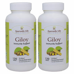Ayurvedic Life Giloy, Helps Support Improve Immunity, Support General Debility | 120 Tablets 150gm 0.3lbs