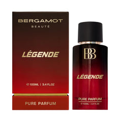 Bergamot Beaute Legende Pure Parfum 100ml 3.4 Fl.oz. | 12+ Hrs Long Lasting Perfume For Men | Higher Concentration Than EDP