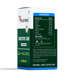 Valkyrine Digestive Care, Soothe & Support Digestion Naturally | 30 Capsules, 50gm 0.1lbs