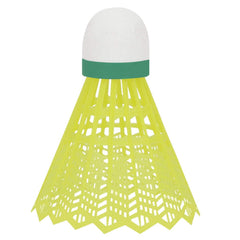 Sthiti Nylon Badminton Shuttlecock With Heavy Cork With Excellent Flite , For Kids Beginner's Practice | Green , Pack Of 6