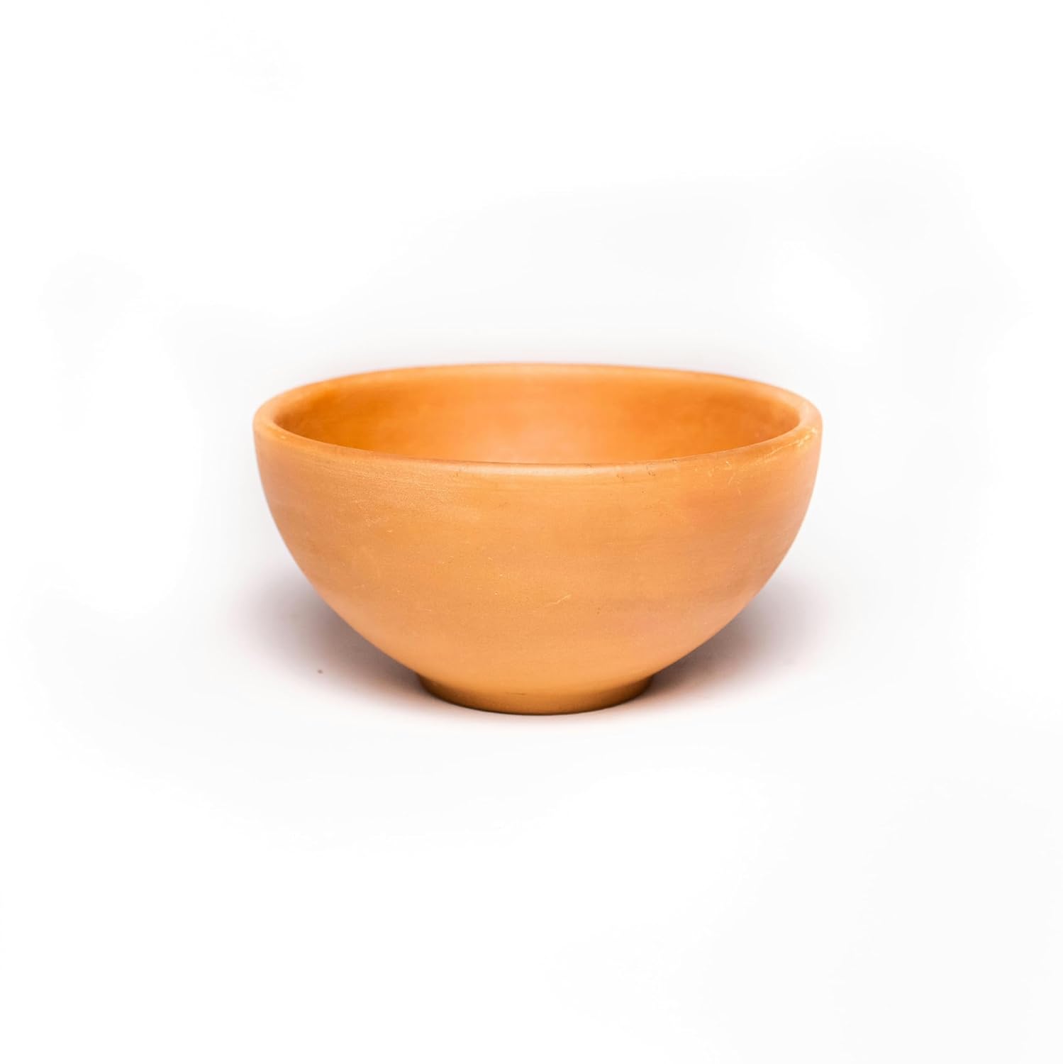 Exclusive Clay Serving Bowls Pack Of 2 - 1 Liters Each | Terracotta Mud Bowls - Exclusive Range Unglazed Clay Serving Bowl For Soup Dessert Serving Yogurt, Red-Ochre (Gerua)