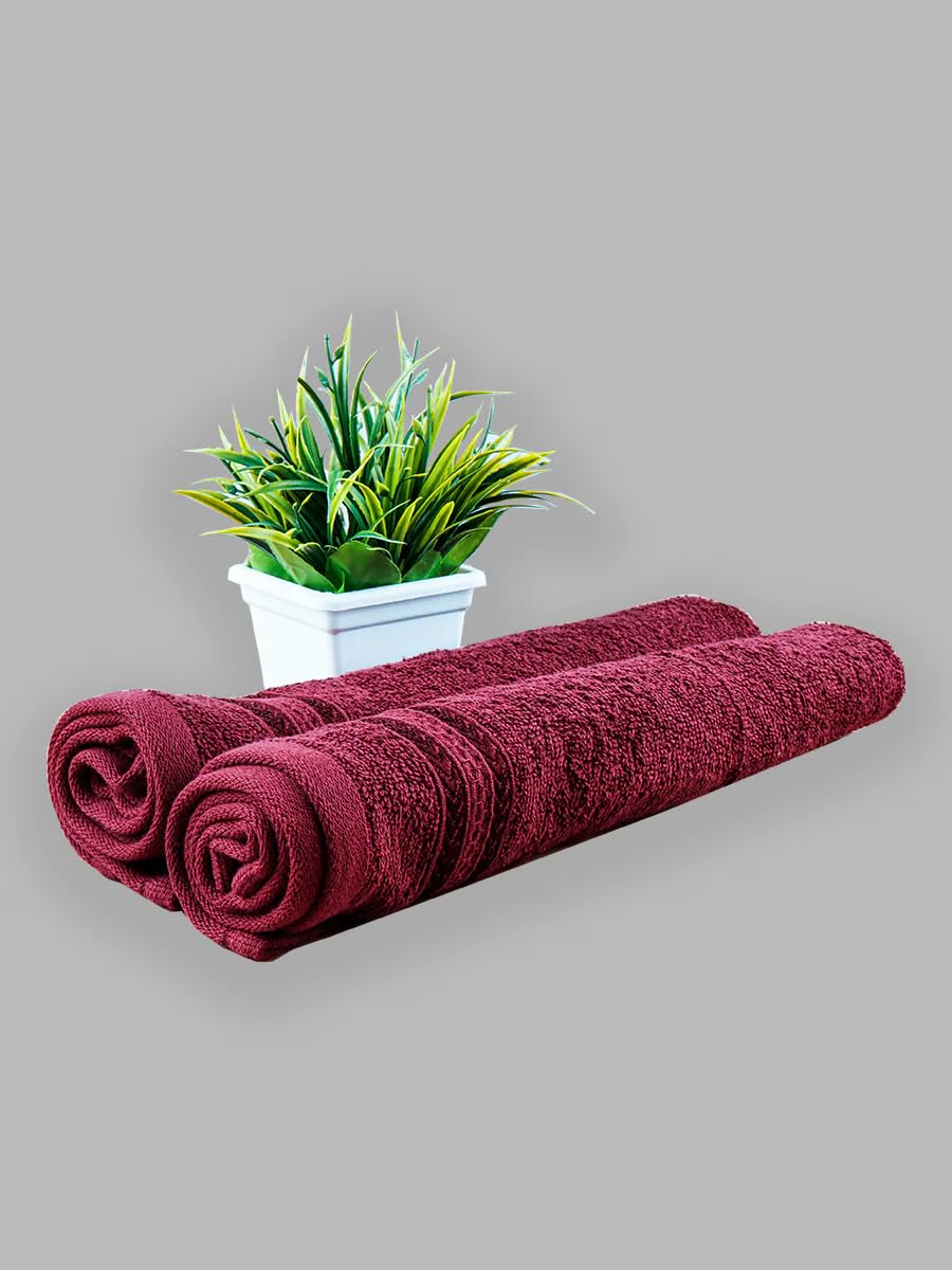 Lavone Premium 100% Cotton Hand Towel 500 Gsm | Ultra Soft, & Highly Absorbent, Quick Dry Luxurious Towels (Dark Pink)