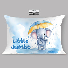 Kids Pillow Cushion With Super Soft Fabric Pillow - 12 X18 Inches | Animal & Cartoon Prints, Soft Pillow, Dual Sided Design | Multi-Purpose, Durable & Easy Care, Made In India - Design 1