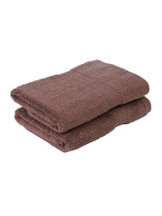 Bianca Ultra Soft Zero Twist 100% Cotton Towel Hand Towel 480 Gsm | Super Absorbent, Fluffy, Aerocore Organic Technology - For Men, Women, Gym, Kitchen (Chocolate)- Pack Of 4