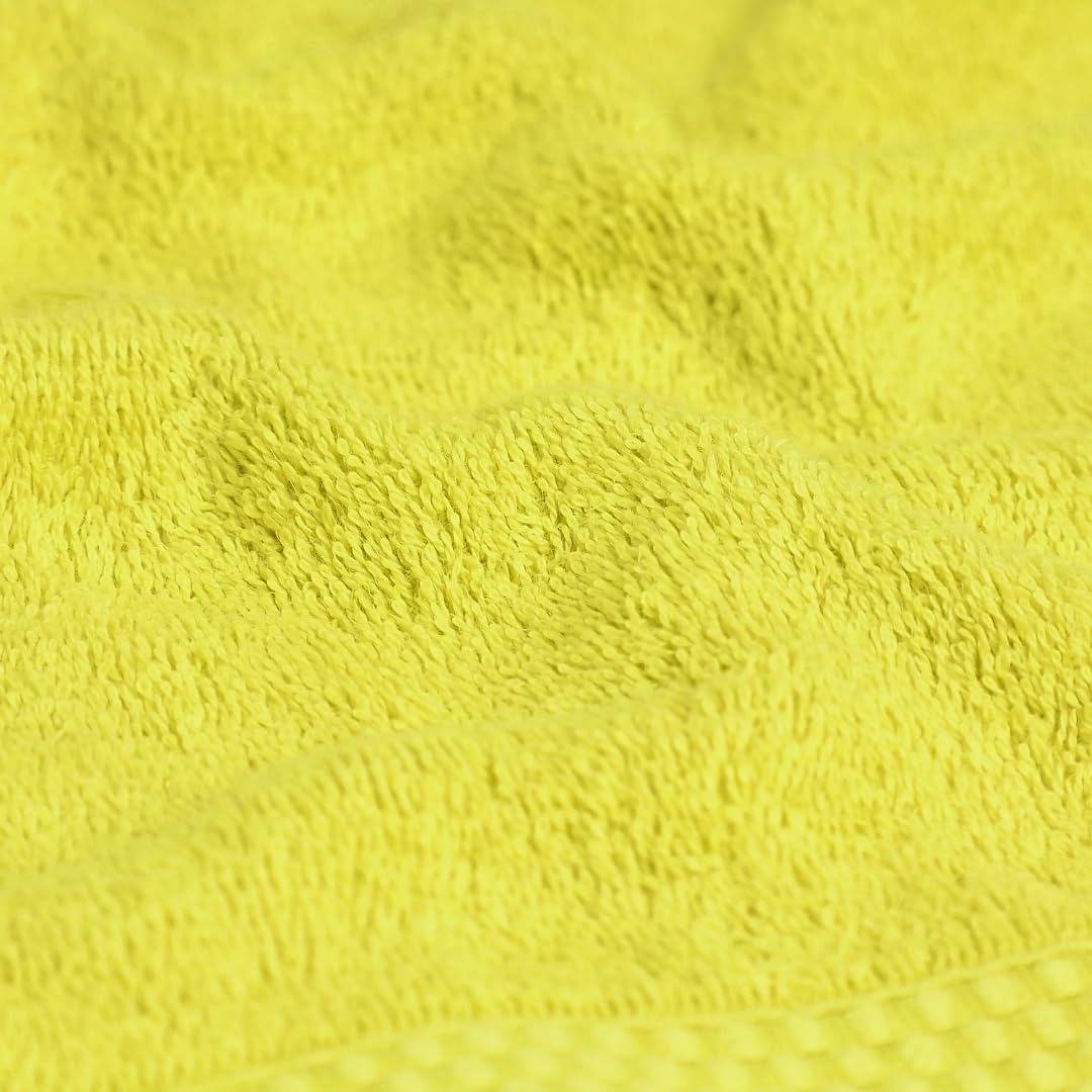 Livspace Bath Towel 475 Gsm | Bath Towels Large Size 100% Cotton, Solid Dyed, Super Soft, Absorbent (Paleto Collection - Apple Green)
