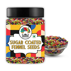 Mr. Merchant Sugar Coated Fennel Seeds 300gm, | Jar Pack