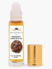 Menjewell Chocolate Eau De Parfum Attar Perfume 9ml 0.3 Fl.oz. Unisex Fragrance | Long Lasting