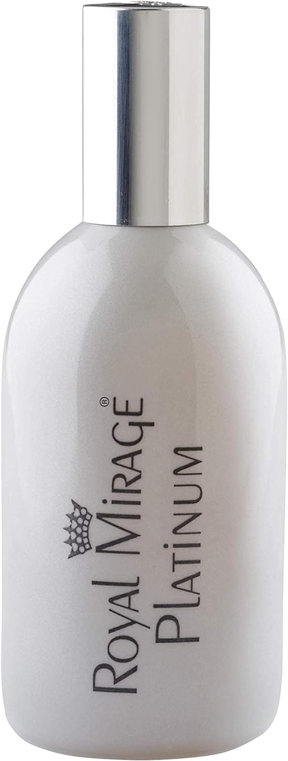 Royal Mirage Platinum Eau De Cologne Spray 120ml 4.0 Fl.oz. Alcohol Free | Unisex Fragrance