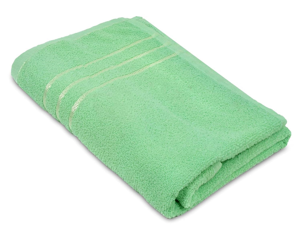 Blissful Creations 100% Cotton Bath Towels 450 Gsm | Soft & Absorbent Bath Towel For Men & Women - Urban Comfort (Green)