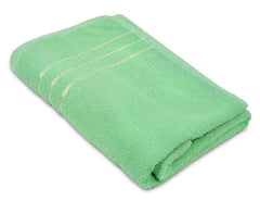 Blissful Creations 100% Cotton Bath Towels 450 Gsm | Soft & Absorbent Bath Towel For Men & Women - Urban Comfort (Green)