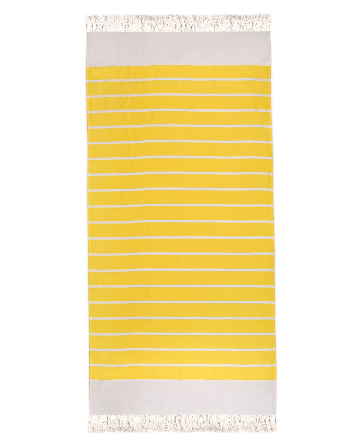 Mush 100% Bamboo Light Weight & Ultra-Compact Turkish Towel 290 Gsm | Super Soft, Absorbent, Quick Dry,Anti-Odor Bamboo Towel (Yellow) 250 Tc