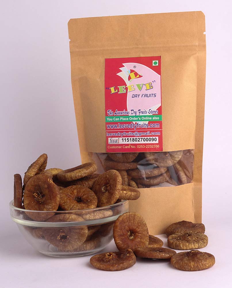 100% Natural Dried Fresh Afghani Anjeer By Leeve Dry Fruits 400gm, | Rich Source Of Fibre Calcium & Iron | Low In Calories Fat Free | Non-gmo Dried Figs | 14.1 Ounce