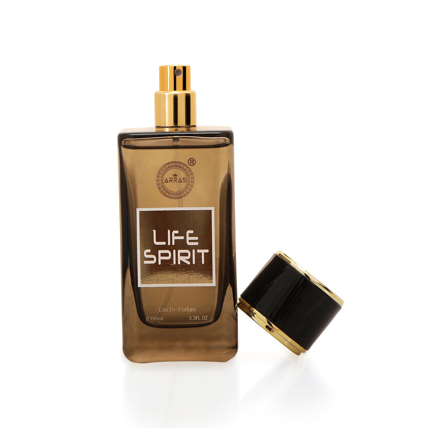 Arras Life Spirit Eau De Parfum 100ml 3.3 Fl.oz. For Men | Long Lasting Floral Frgrance | Perfect For Dailywear