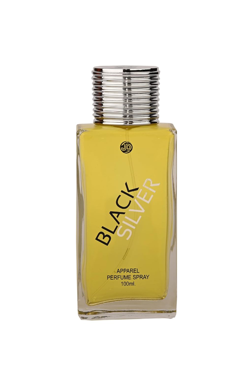 JD International Black Silver Apparel Unisex Perfume With Long Lasting Fragrance - 100ml, 3.4 Fl.oz. | Perfume For Men & Women