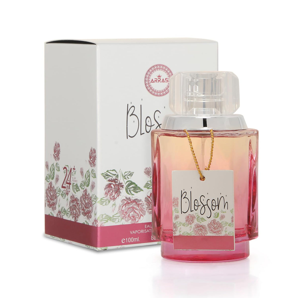 Arras Blossom Eau De Parfum For Women 100ml 3.3 Fl.oz. | 24 Hours Long Lasting Fragrance | Luxury Fragrance For Her | Best For Gifting