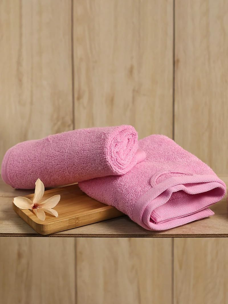 Lavone Premium 100% Cotton Hand Towel 500 Gsm | Ultra Soft, & Highly Absorbent, Quick Dry Luxurious Towels (Light Pink)