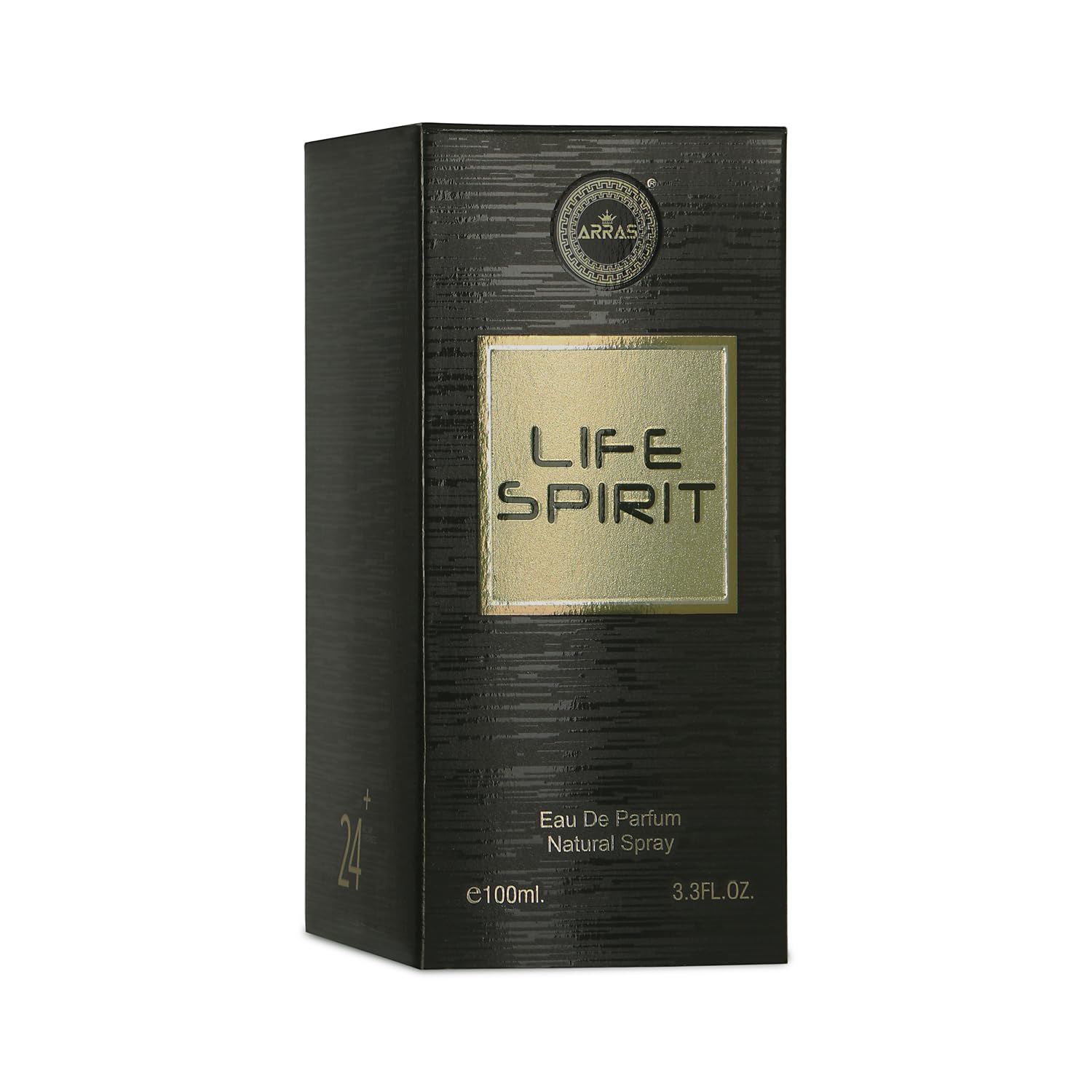 Arras Life Spirit Eau De Parfum 100ml 3.3 Fl.oz. For Men | Long Lasting Floral Frgrance | Perfect For Dailywear