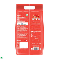 Wagh Bakri Navchetan Danedar Tea - 1 Kg, 35.2 Ounce | Rich Color, Strong & Refreshing Taste, Awesome Aroma Chai Patti - Preservatives Free, Artificial Flavor Free | Strong Leaf Tea, Caffeine Free