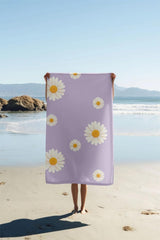 Madake Bamboo Ultra Soft Printed Thin Turkish Towel 454 Gsm | Quick Dry, Super Absorbent | Extra Large Bath Towel For Men & Women (Spring Meadow)