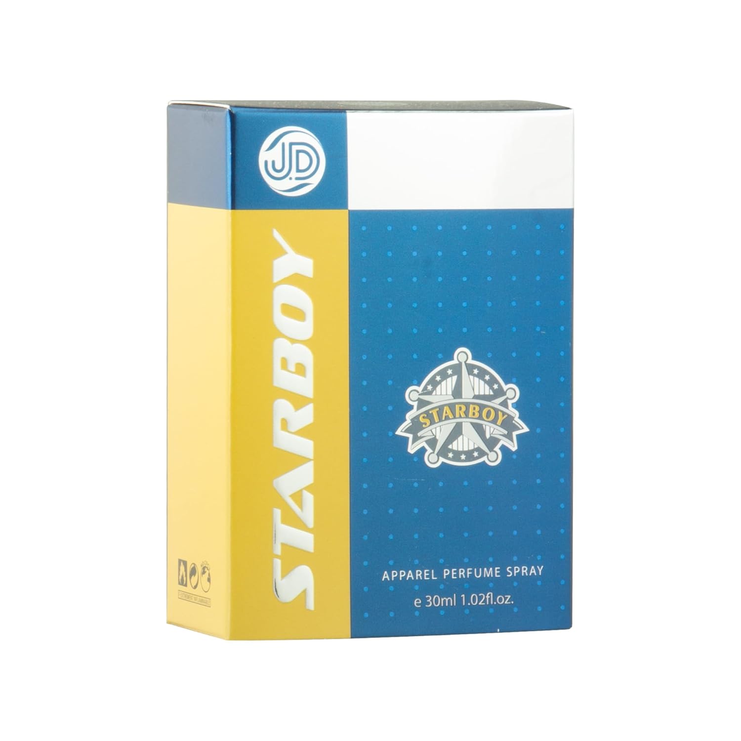 JD International Star Boy Blue Apparel Unisex Perfume With Long Lasting Fragrance - 30ml, 1.02 Fl.oz | Perfume For Men & Women