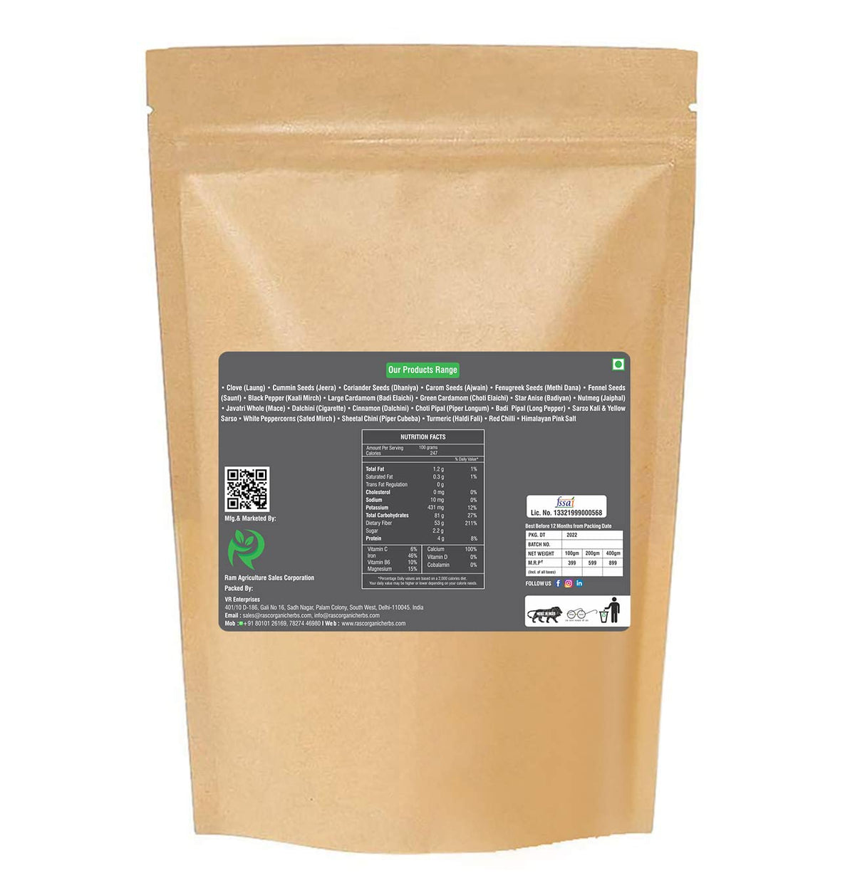 Rasc Cinnamon Dalchini Cigarette Dalchina Sticks, Increased Blood Flow Generally Boosts Your Metabolism, Helpful In Weight Loss | 200gm 0.4lbs