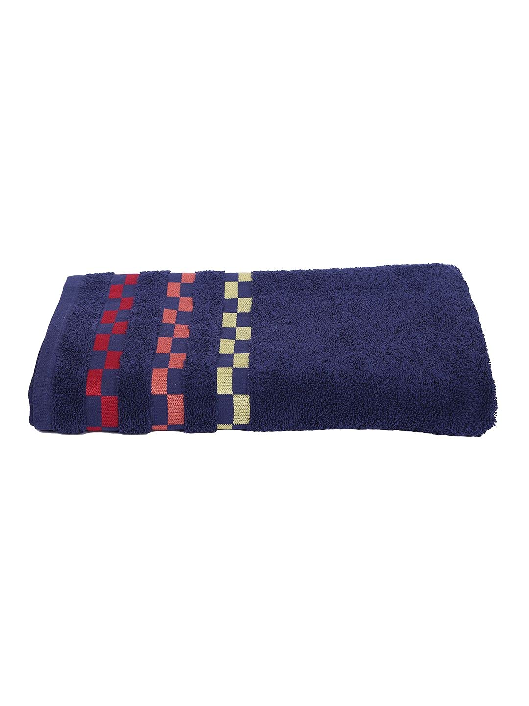 Bianca Super Soft Turkish Terry Towel 600 Gsm | 100% Mercerised Cotton Large Bath Towel Super Absorbent | Anti Bacterial, Quick Dry Technology - Navy