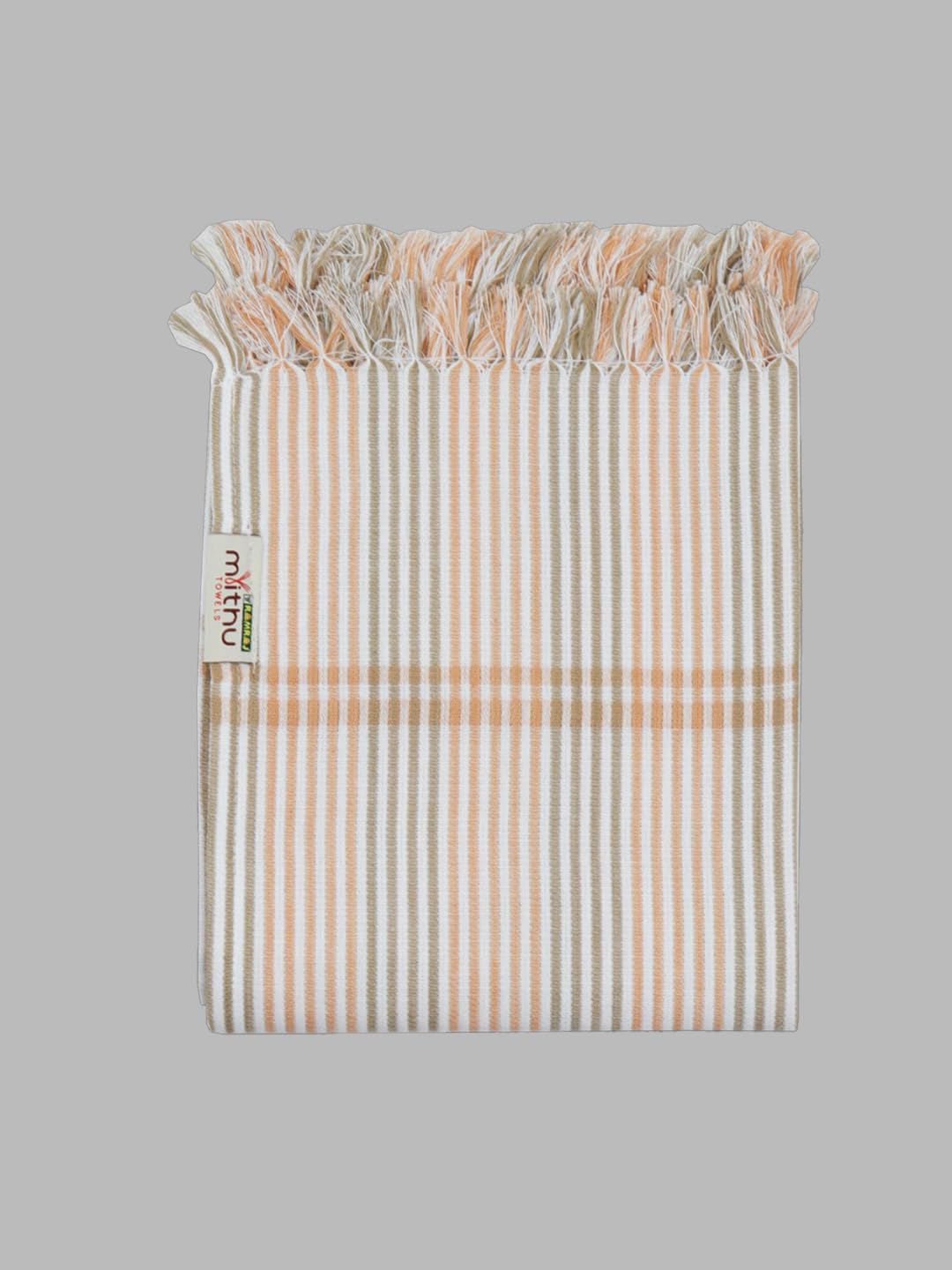 Ramraj Signature Striped Bath Towel 1200 Gsm (Multicolor)- Pack Of 4