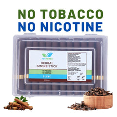 Herbals Clove Flavour Cigarette, Tobacco & Nicotine Free Herbal Smoke Sticks - 1 Packet 25 Sticks