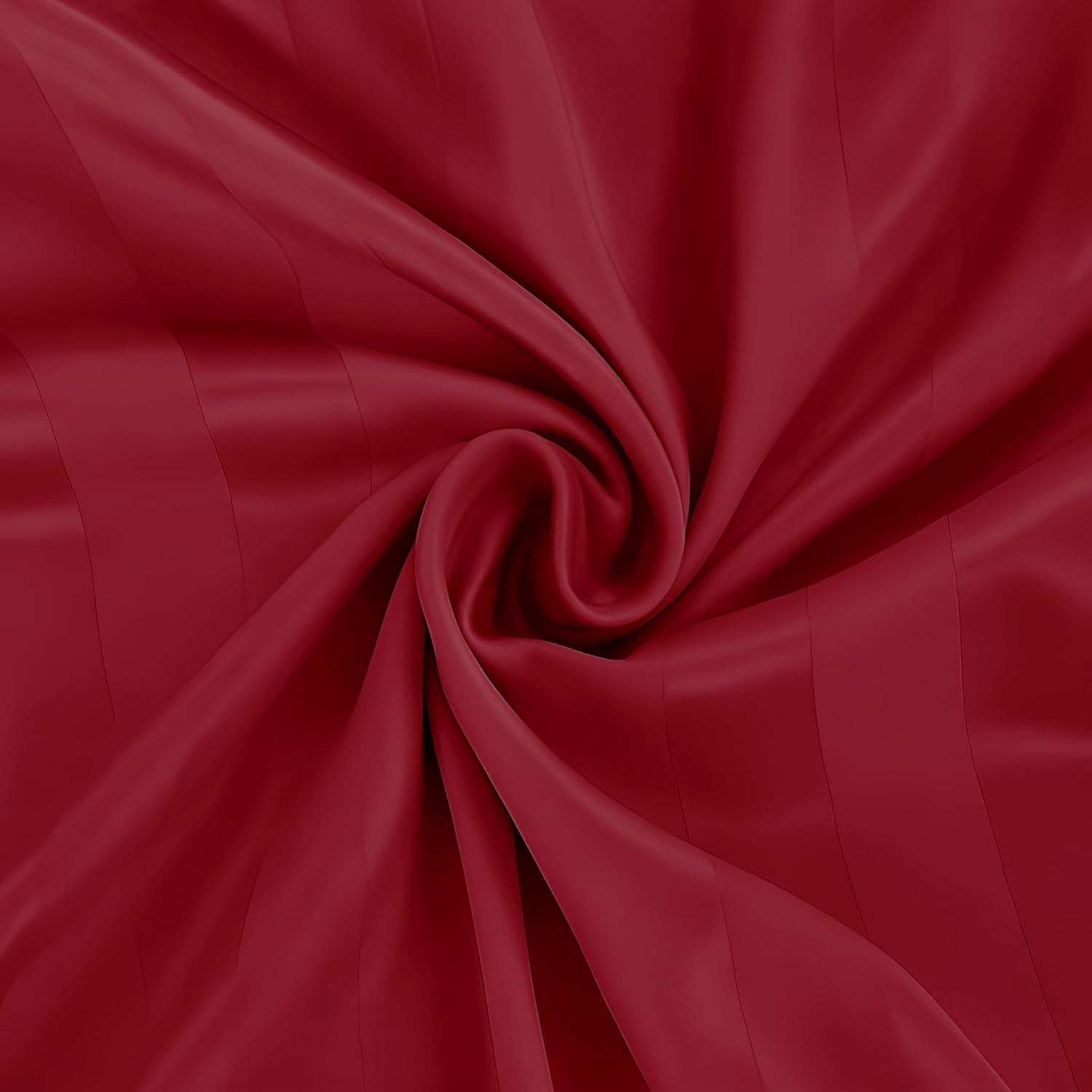Elastic Fitted Bedsheet For Queen Size With 2 Pillow Covers | 60 X 78 Inches, Red - Soft & Comfortable Ideal For Guest Room, Hotel