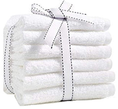 Fresh From Loom Cotton Face Towel 500 Gsm, Set Of 6 (White)