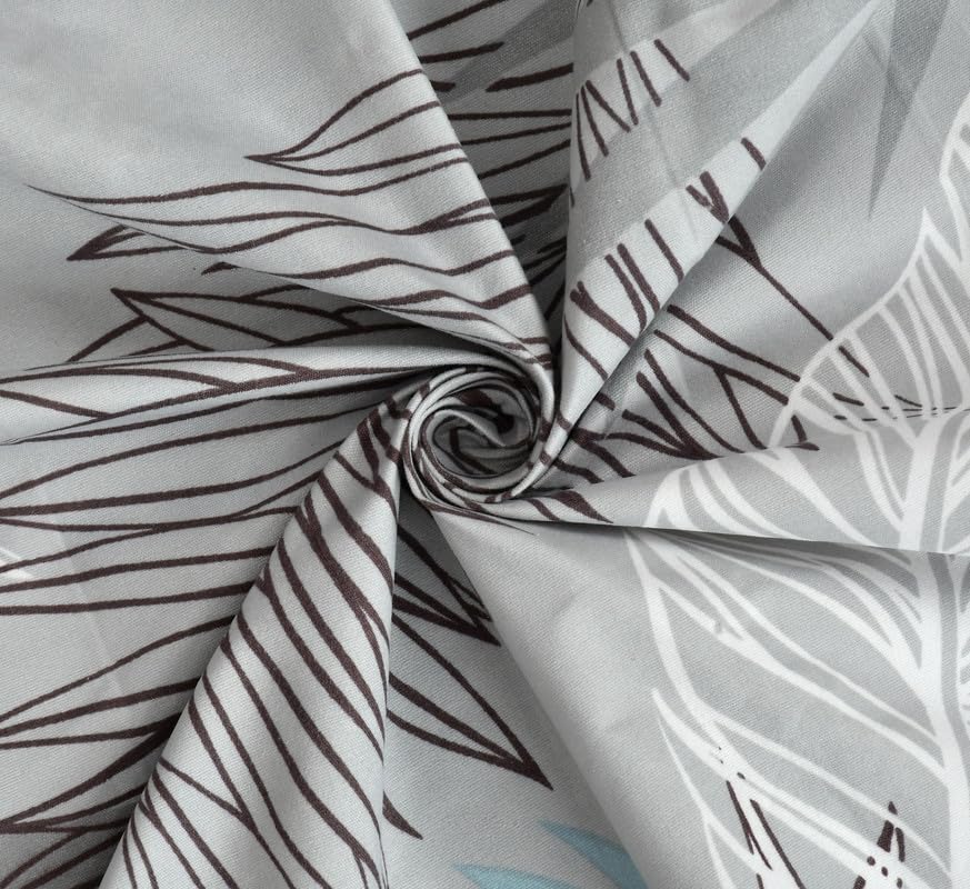 Premium Single Bedsheet With 1 Pillow Cover - 60 X 90 Inches, Grey | Soft Lightweight & Color Resistant | All-Season Bed Sheet