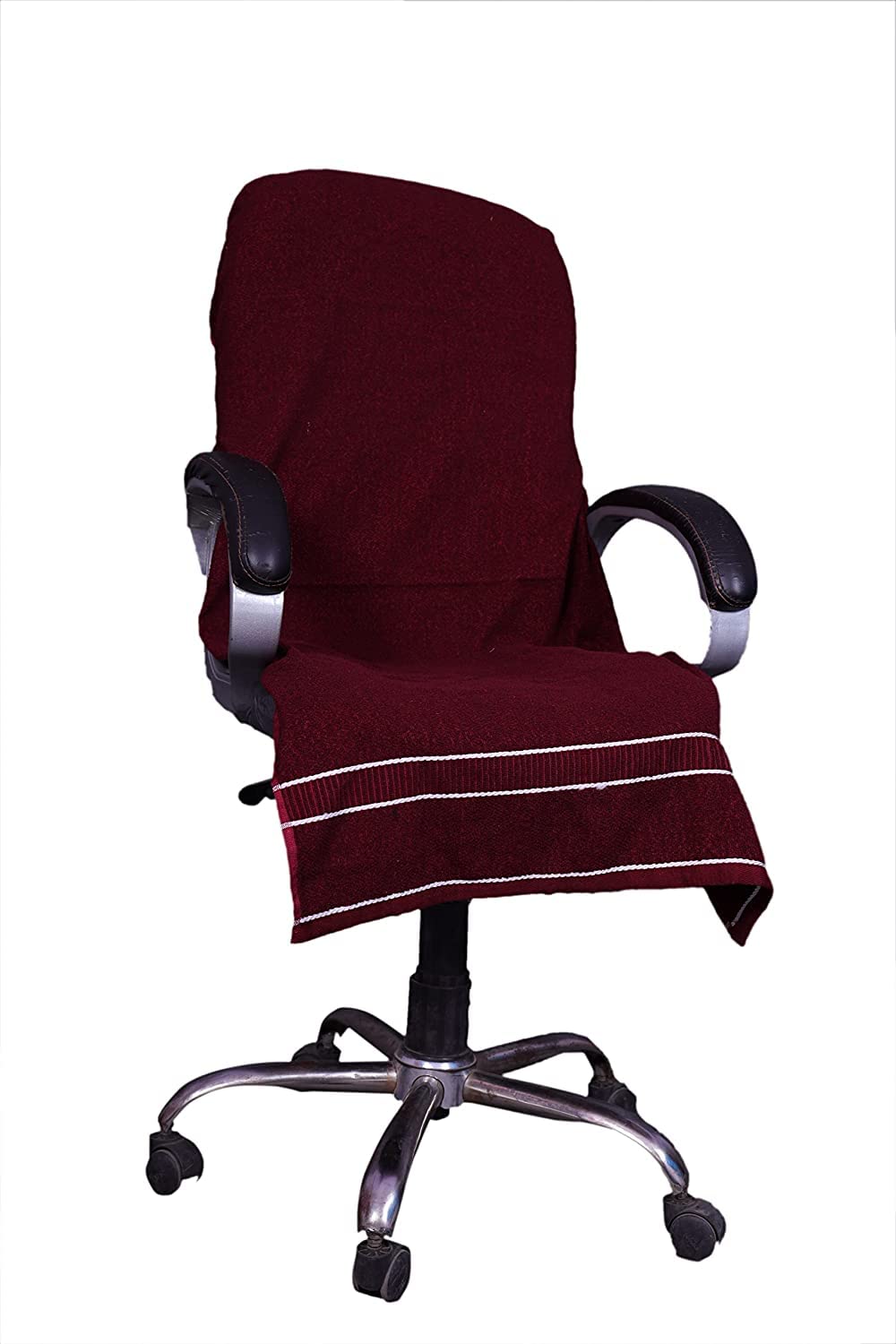 Lrsdaa 100% Cotton Single Large Ultra Soft Chair Towel 550 Gsm (Maroon)