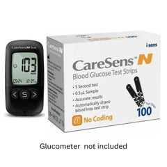 Rossify CareSens N Blood Glucose Test Strips - 50 Strips | Self Test