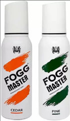 Fogg Master Cader + Pine Fragrance Body Spray | Long Lasting Deodorant For Men & Women 120ml Each 4 Fl.oz.